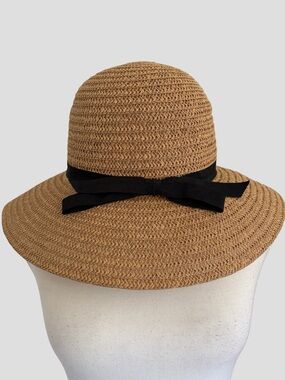 Magid Classic Brown Straw Summer Vacation Sun Hat